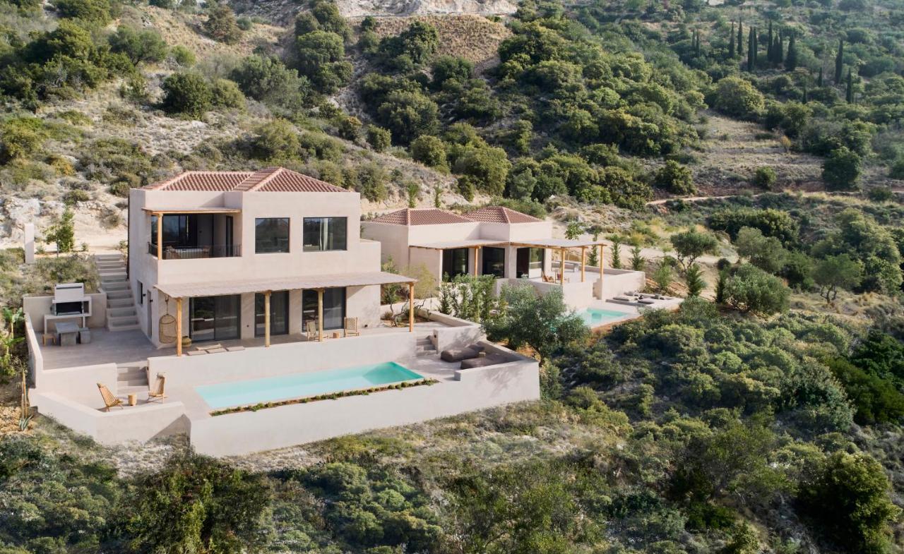 Villa Olivio - Secret Roc Villas Livathos  Bagian luar foto