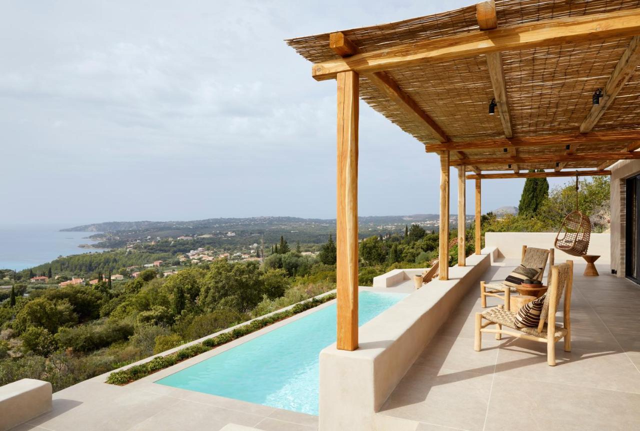 Villa Olivio - Secret Roc Villas Livathos  Bagian luar foto