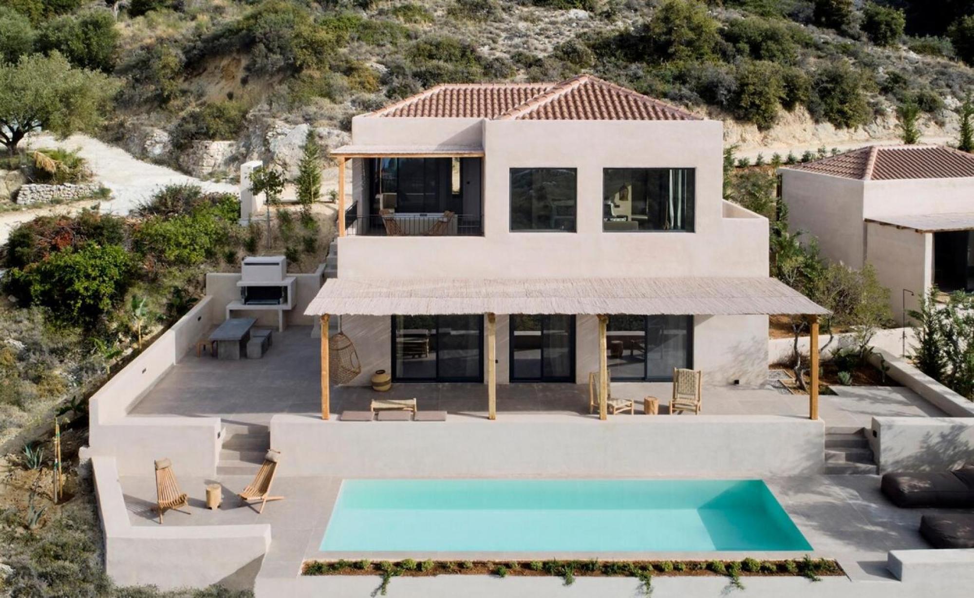 Villa Olivio - Secret Roc Villas Livathos  Bagian luar foto